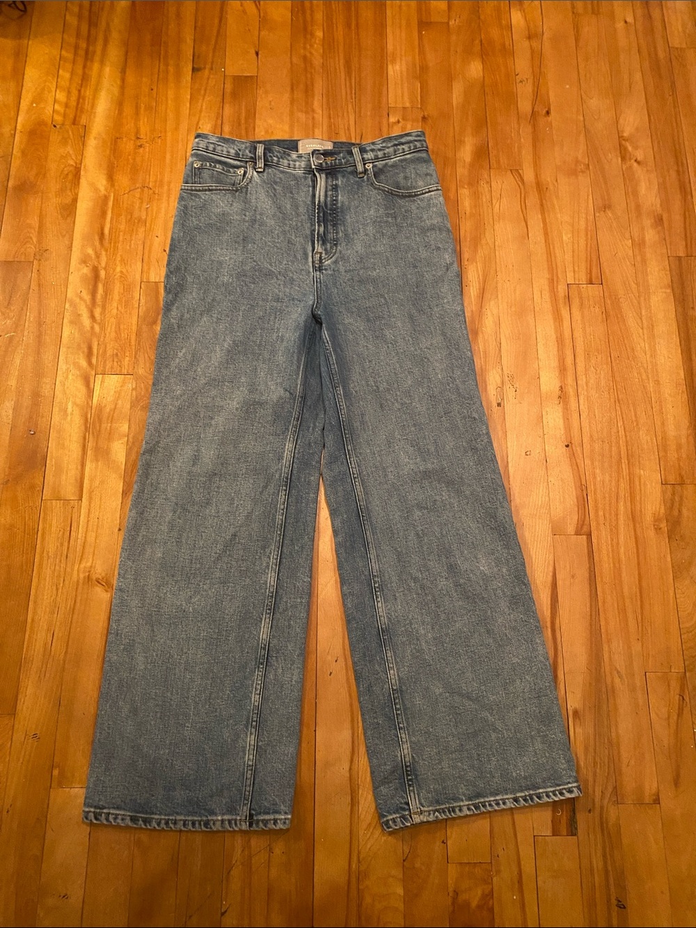 Everlane High waisted Sailor wide leg jeans Size 30